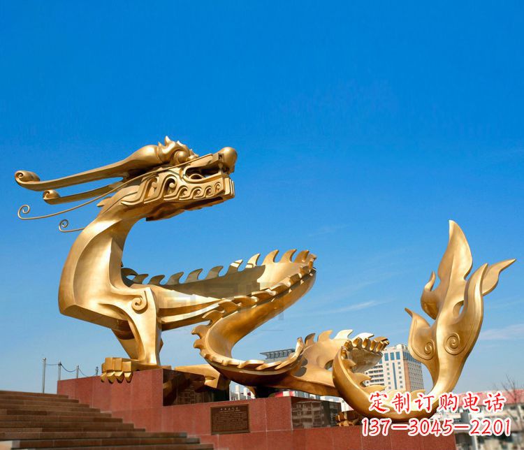湖北不锈钢金龙——雕塑之美