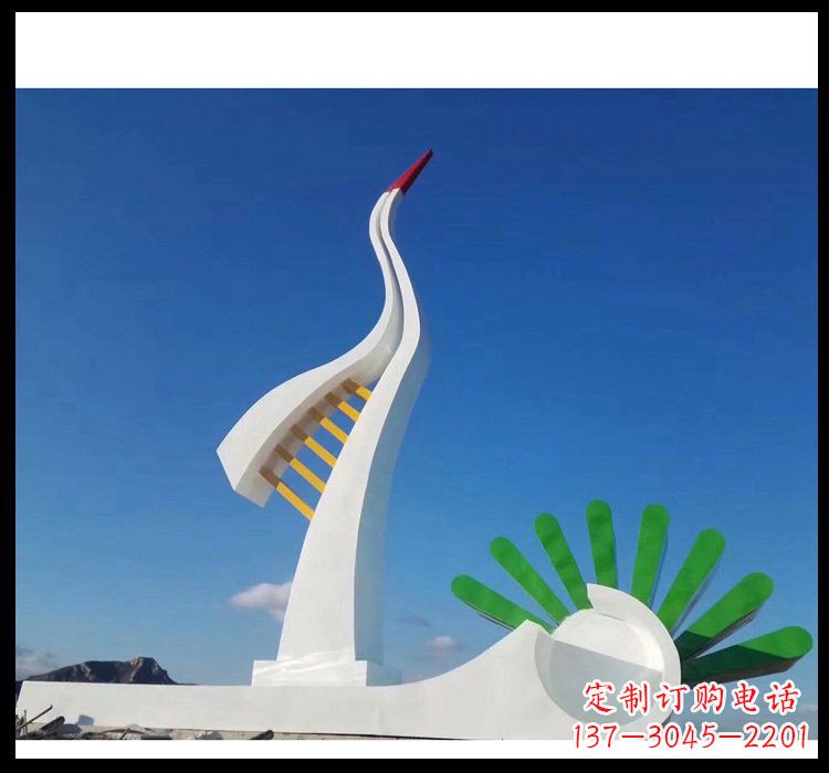 湖北不锈钢松树雕塑,美轮美奂