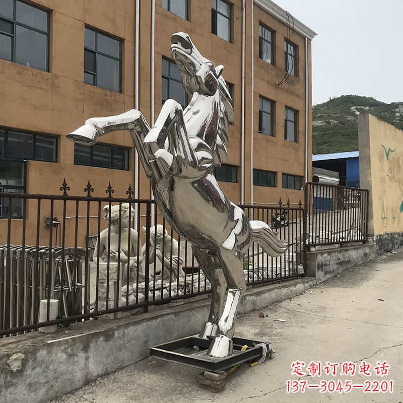 湖北不锈钢马雕塑精美绝伦