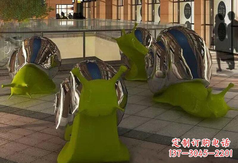 湖北不锈钢蜗牛雕塑融合现代技术与传统艺术