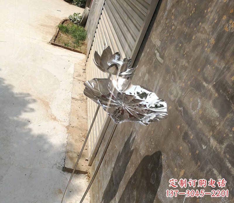 湖北不锈钢荷叶雕塑精美的艺术瑰宝