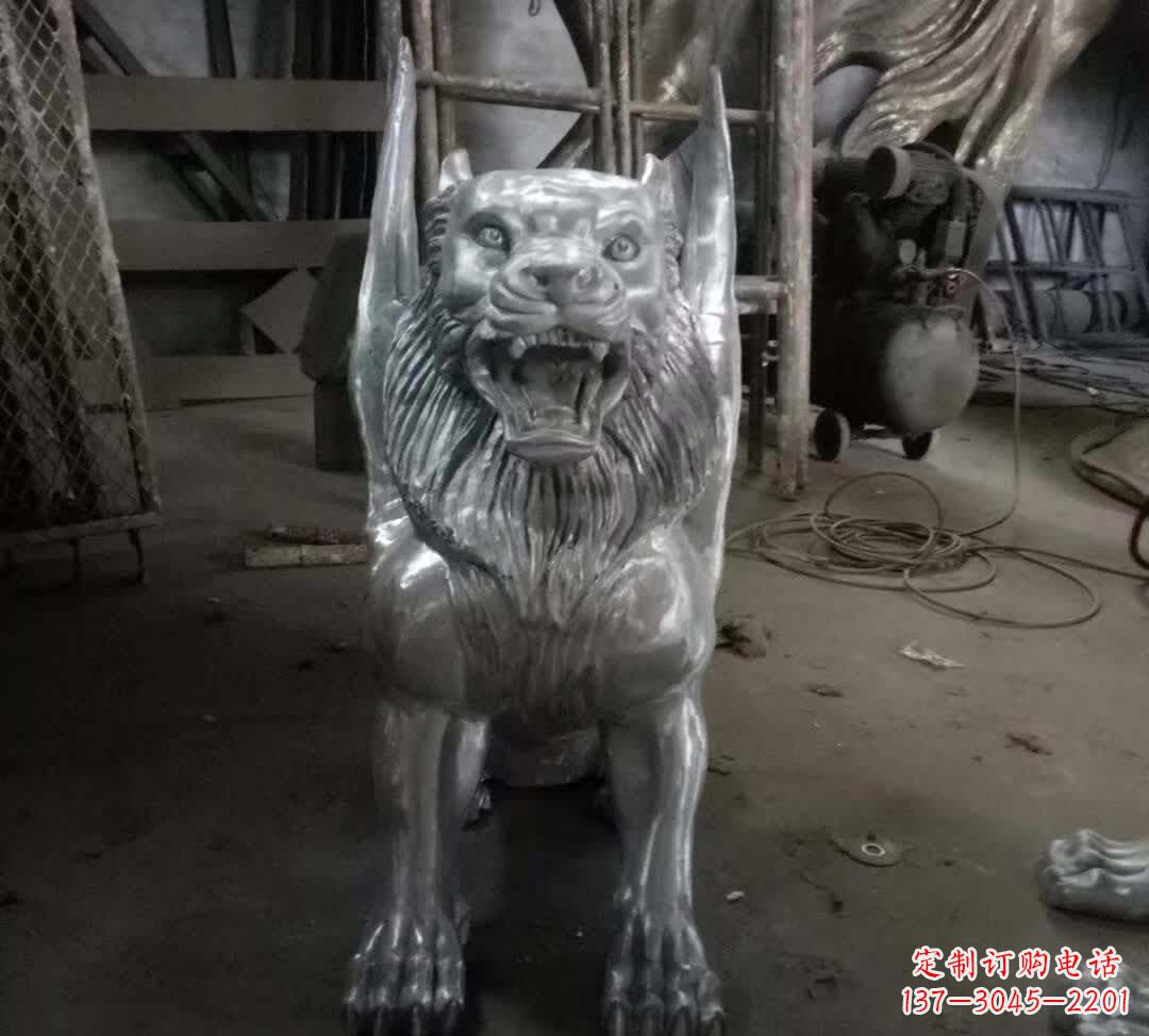 湖北不锈钢老虎雕塑经典的艺术品