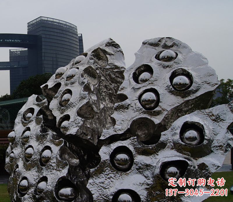 湖北不锈钢莲蓬雕塑精美绝伦