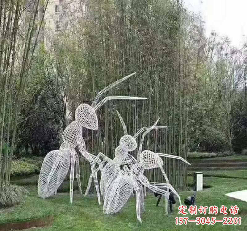 湖北不锈钢镂空蚂蚁雕塑艺术细节的精彩绝伦