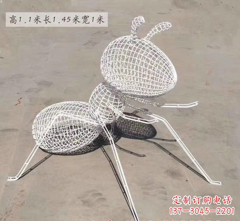 湖北不锈钢镂空蚂蚁雕塑