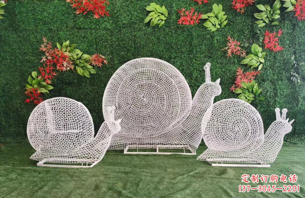 湖北不锈钢镂空蜗牛雕塑艺术技艺的精致之美