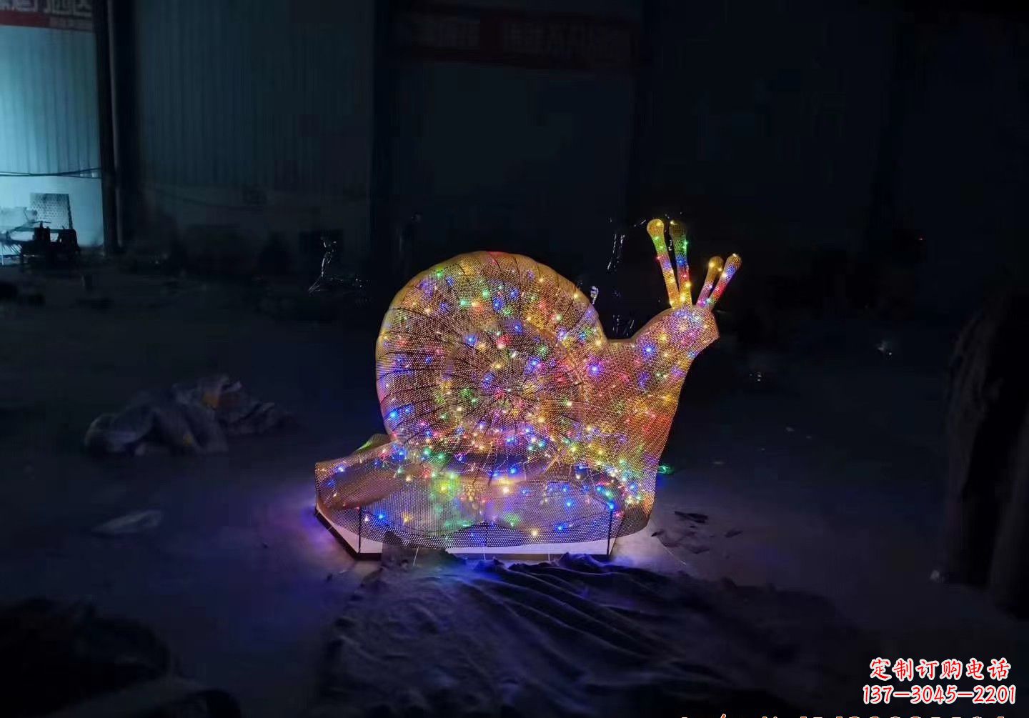 湖北不锈钢镂空蜗牛雕塑精致美观的艺术品
