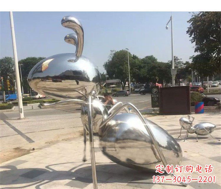 湖北不锈钢蚂蚁雕塑艺术与自然的完美结合