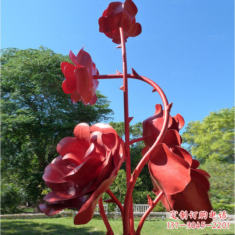 湖北玫瑰雕塑艺术的精美表达