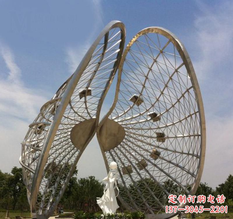湖北不锈钢美陈贝壳雕塑