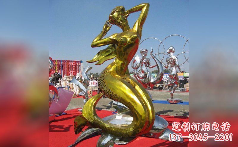 湖北海底美人鱼雕塑