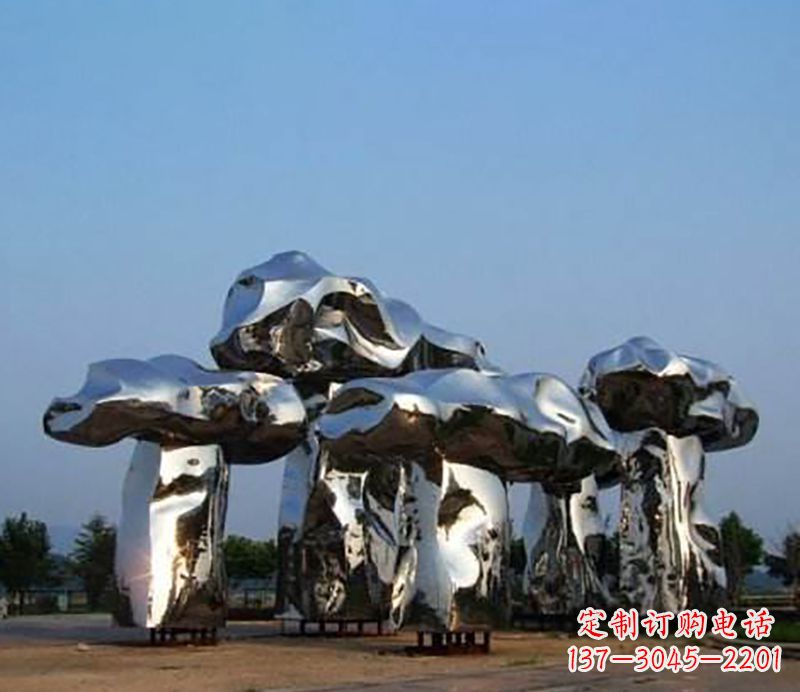 湖北不锈钢蘑菇雕塑——一次惊艳的艺术之旅