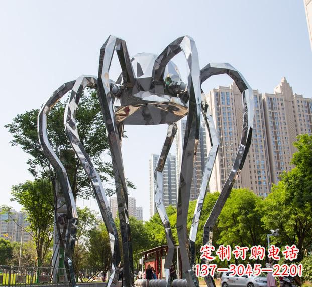 湖北精致的不锈钢螃蟹雕塑
