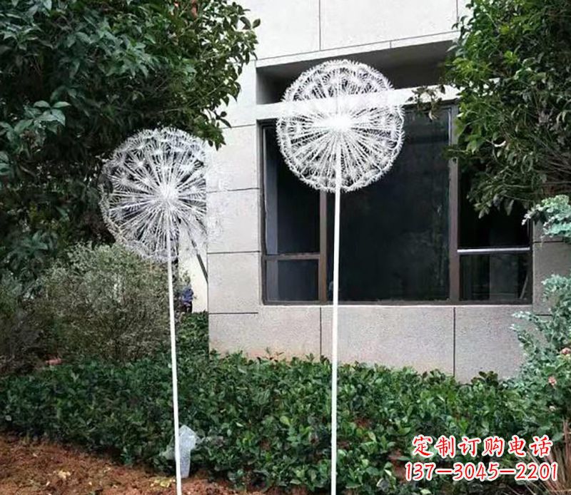 湖北不锈钢蒲公英雕塑绚丽多彩