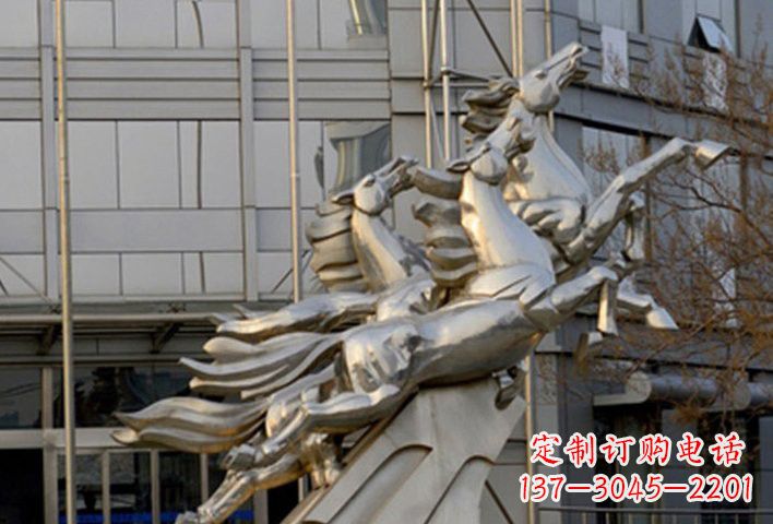 湖北不锈钢马雕塑——精致的艺术瑰宝