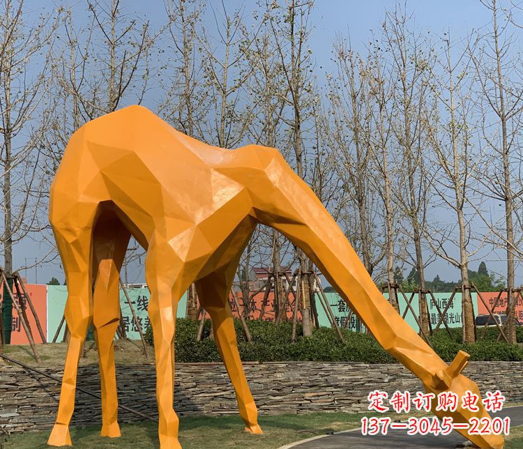 湖北不锈钢雕刻的精美动物雕塑