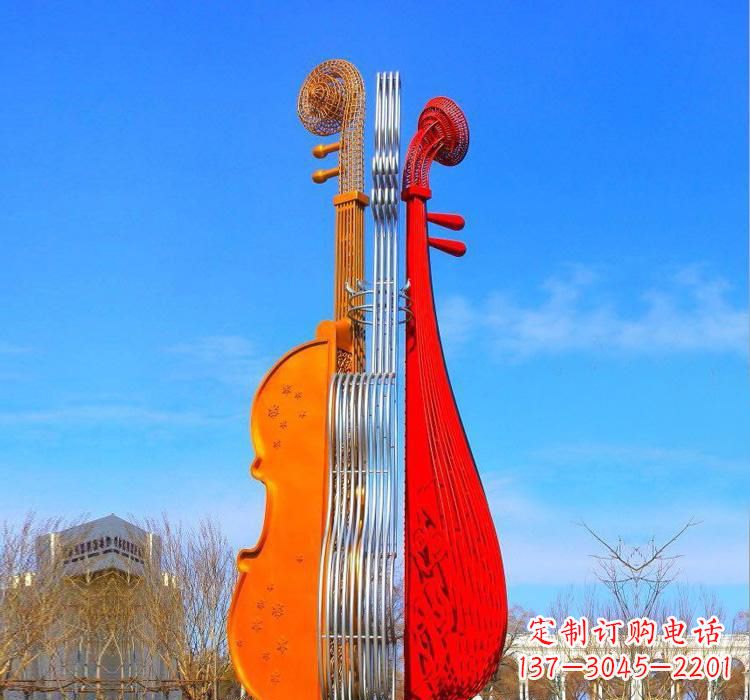 湖北钢琴雕塑灵魂之声