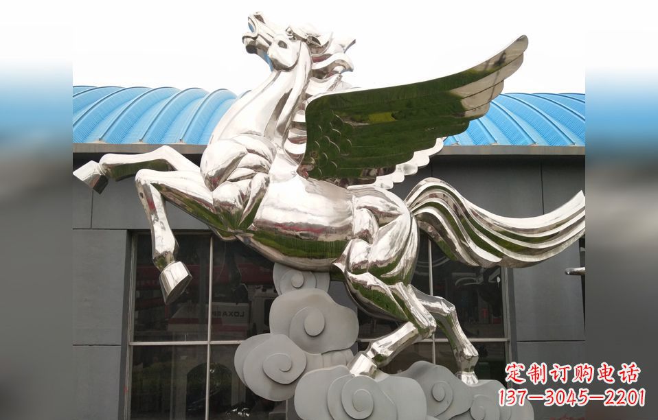湖北不锈钢飞马雕塑艺术的精髓