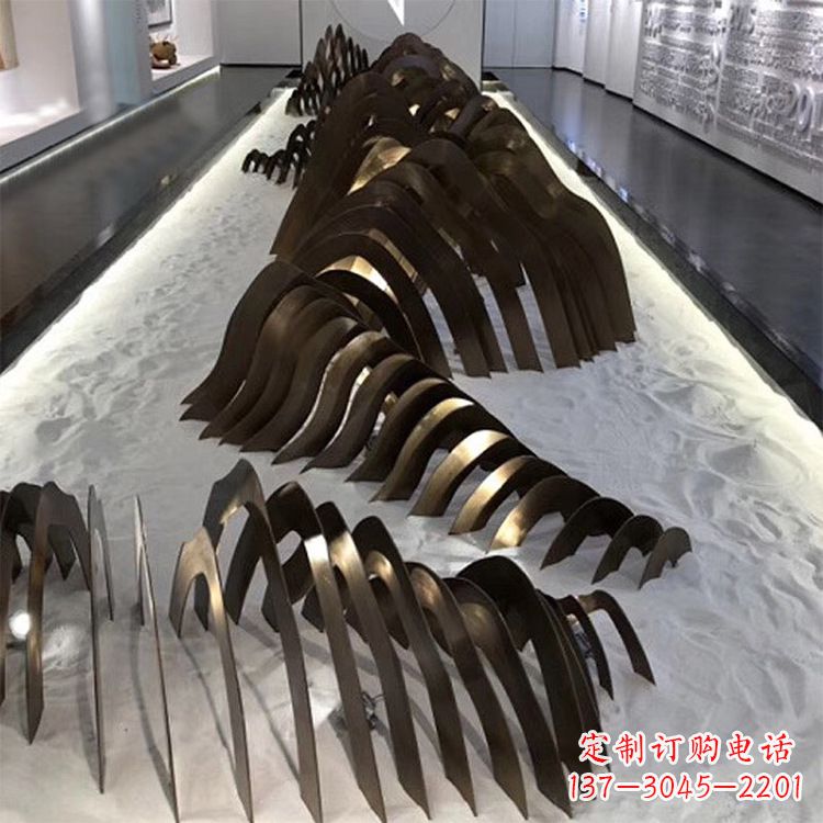 湖北不锈钢铁艺假山雕塑让自然风景回归