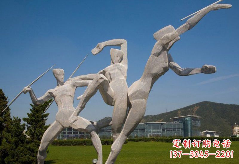 湖北不锈钢标枪雕塑象征勇气和力量