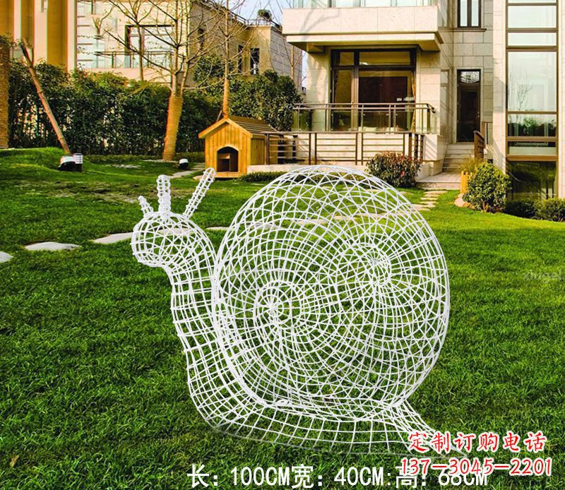 湖北不锈钢蜗牛雕塑进化的象征