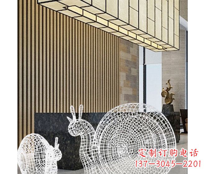 湖北不锈钢蜗牛雕塑精致多姿