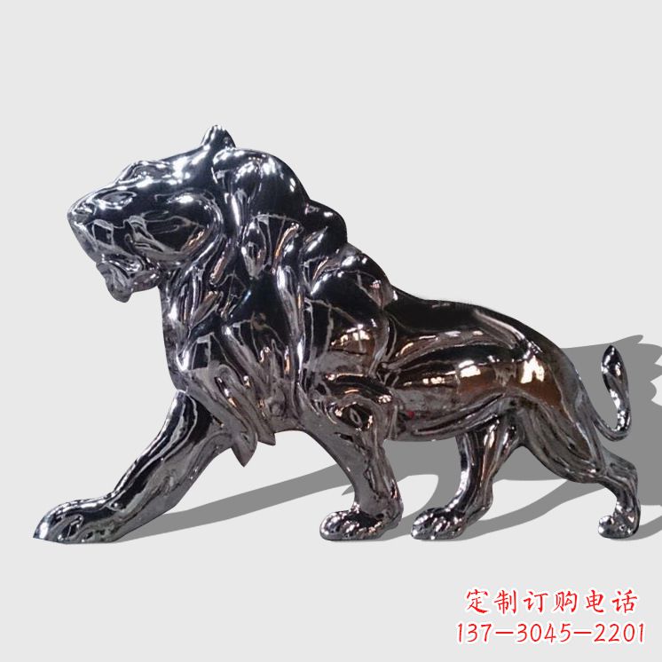 湖北不锈钢西洋狮子雕塑
