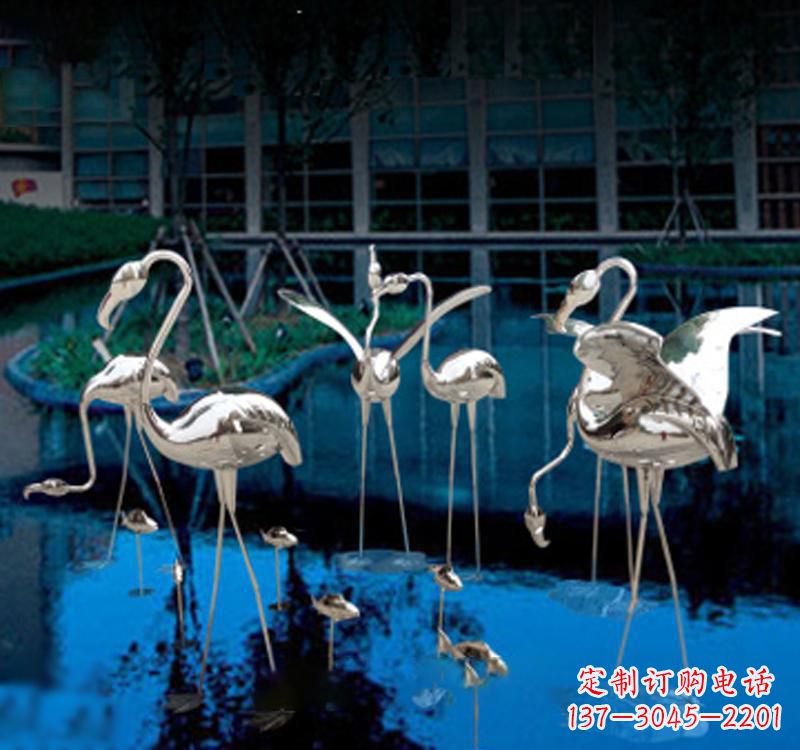 湖北不锈钢仙鹤雕塑汇聚自然之美
