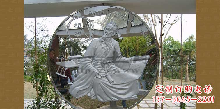 湖北青铜像祖冲之雕塑