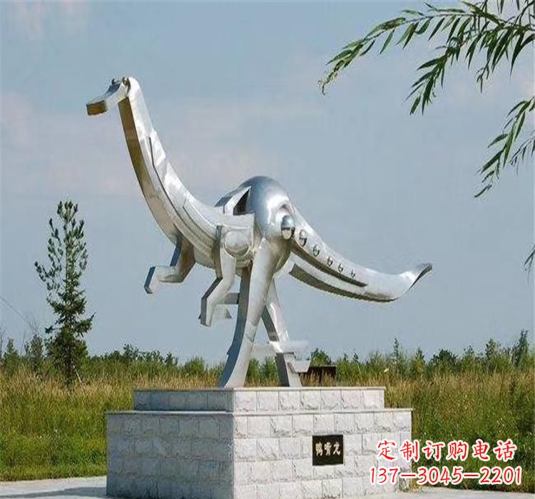 湖北不锈钢鸭嘴龙雕塑传承独特艺术魅力