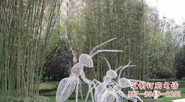 湖北不锈钢艺术蚂蚁雕塑