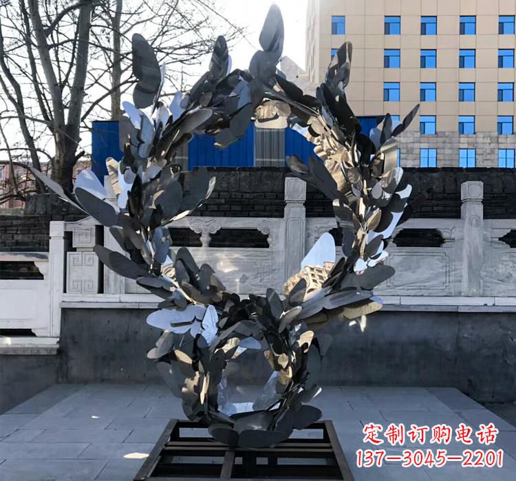 湖北不锈钢蝴蝶之美——不锈钢艺术蝴蝶景观雕塑