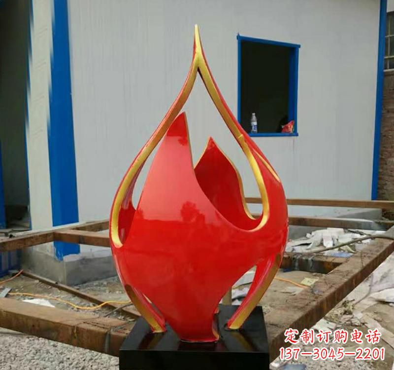 湖北不锈钢艺术景观火龙果雕塑