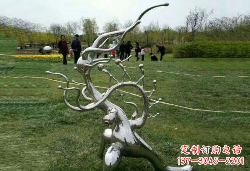 湖北不锈钢树枝雕塑精美的艺术装饰