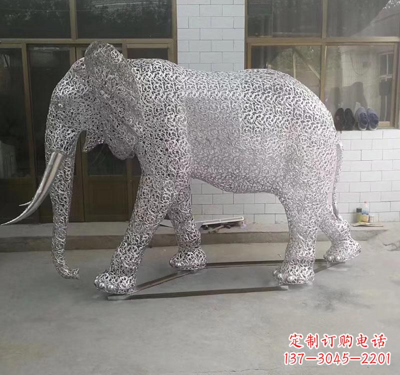 湖北不锈钢大象雕塑它的魅力无限