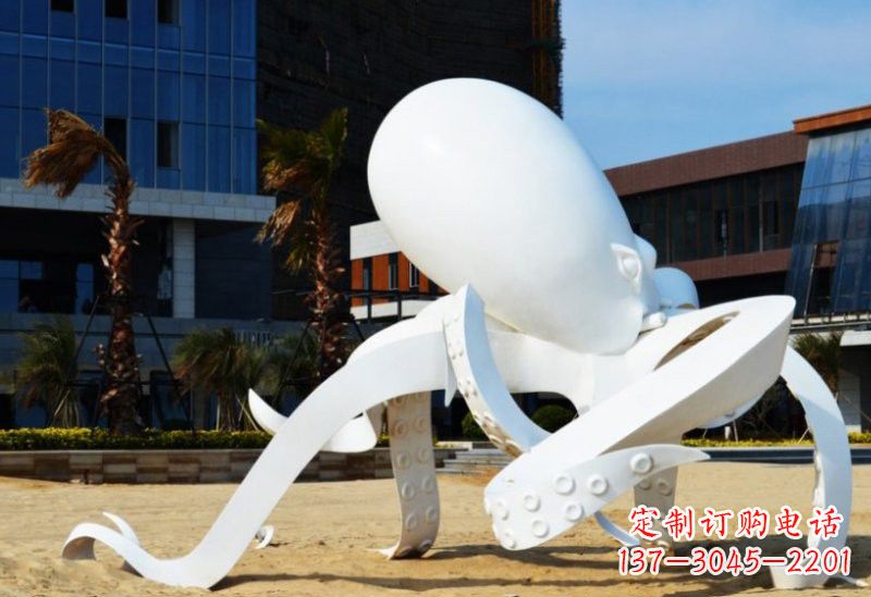 湖北精美的不锈钢章鱼雕塑