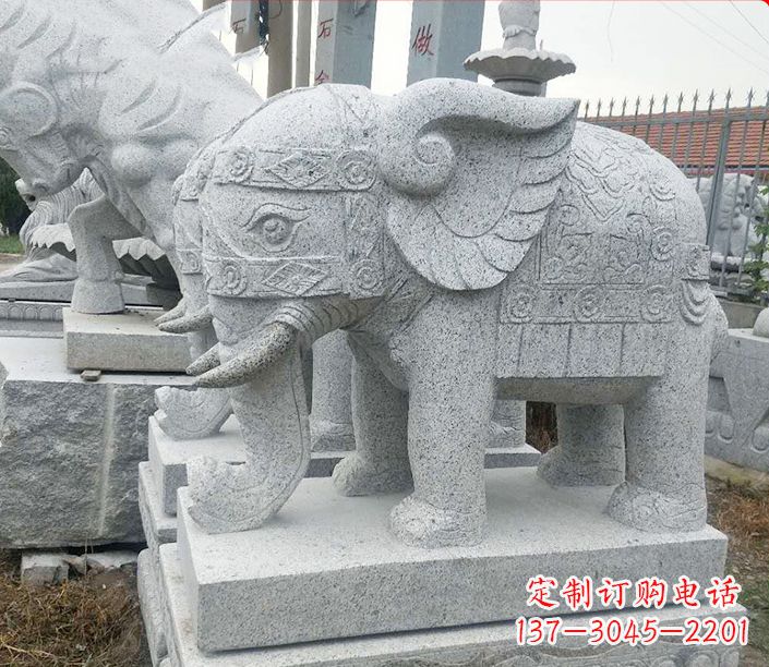 湖北藏传佛教大象雕塑