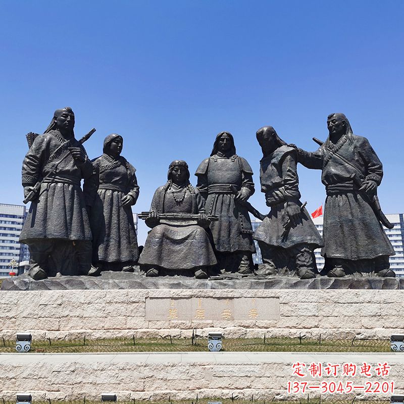 湖北草原母亲——传承爱的雕塑
