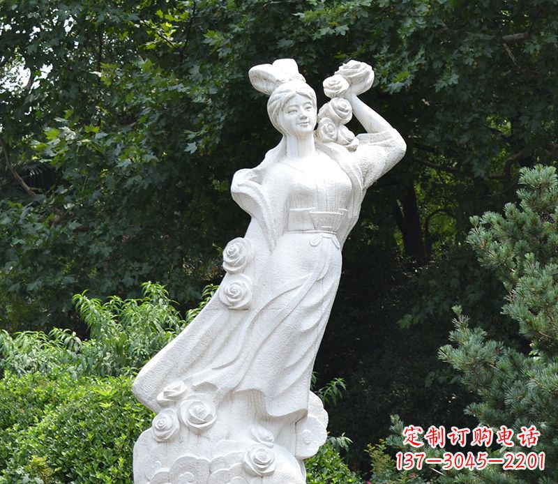 湖北嫦娥奔月石雕绝美之作