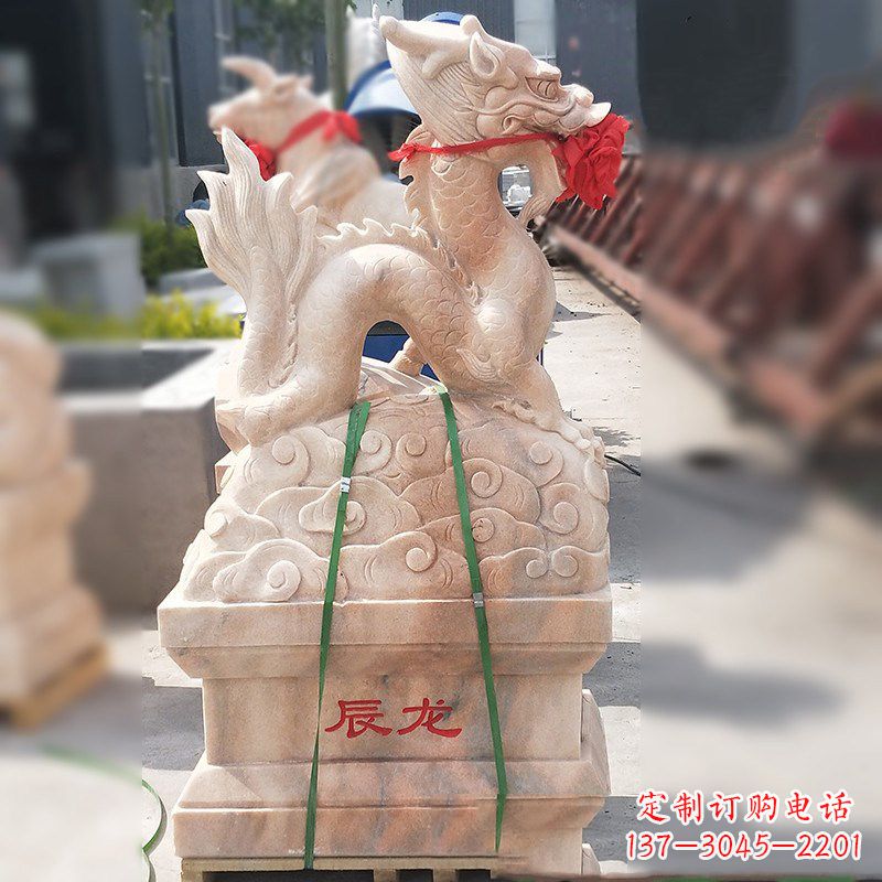 湖北龙雕塑融合古典与现代