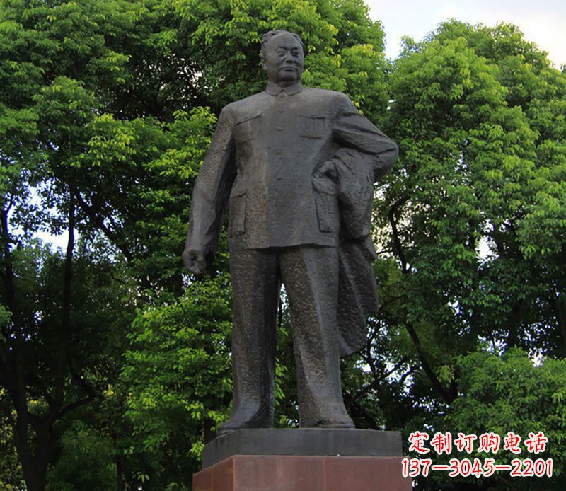 湖北陈毅元帅铜雕