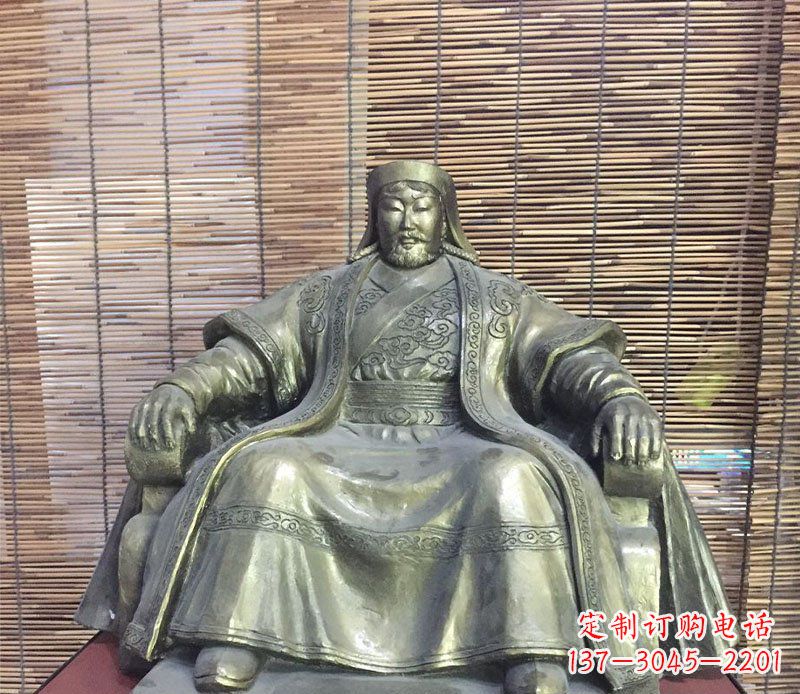 湖北成吉思汗神话中的雕像