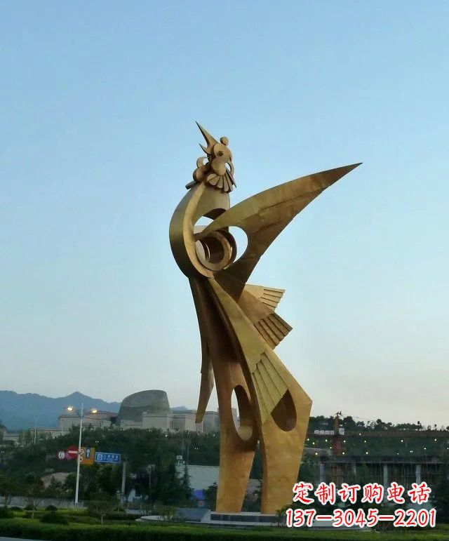湖北凤凰展翅,给城市增添灵动之美