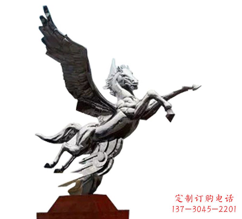 湖北马雕塑不锈钢雕塑的精美绝伦