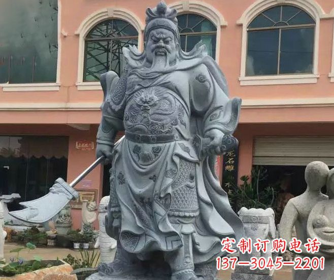 湖北神秘的关公石雕