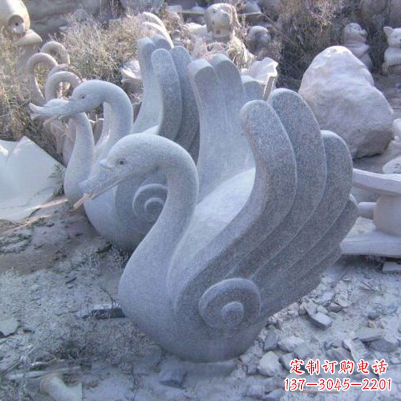 湖北精美天鹅雕塑