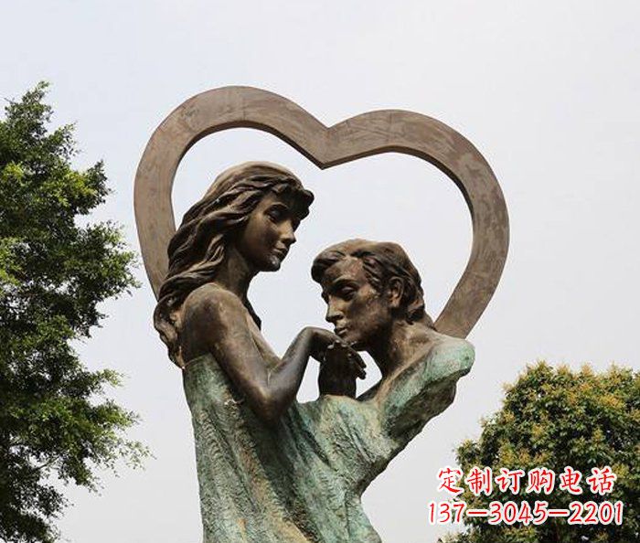 湖北浪漫爱情,永恒铜雕