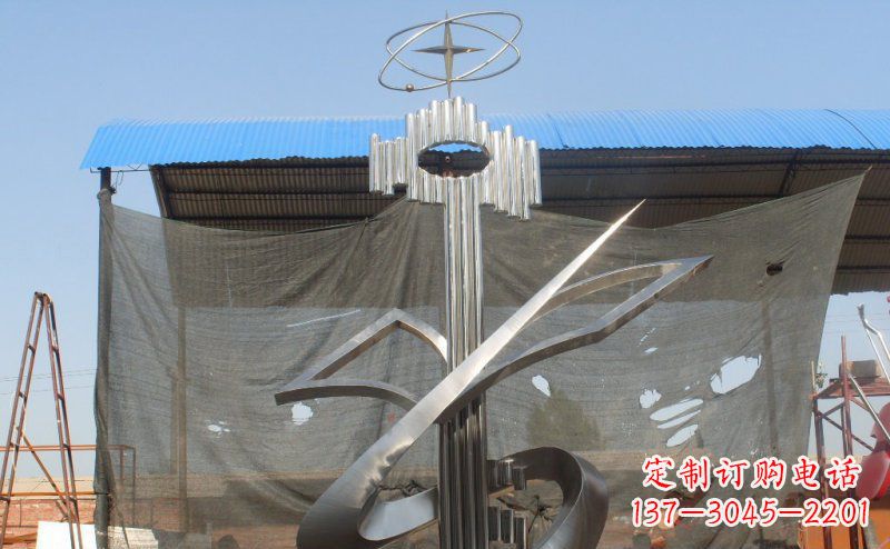 湖北引领校园文化的钥匙雕塑