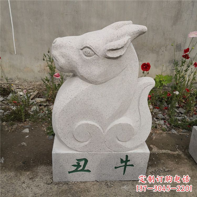湖北精美汉白玉动物雕塑