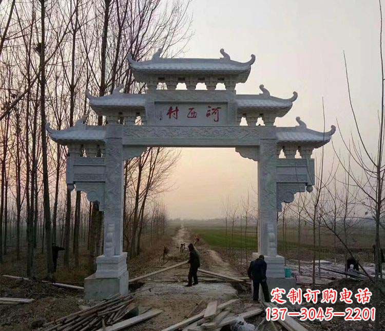 湖北牌坊雕塑——记忆中的美丽家乡